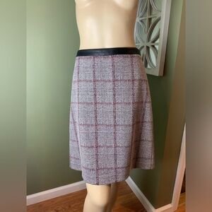 Ann Taylor plaid skirt size 2